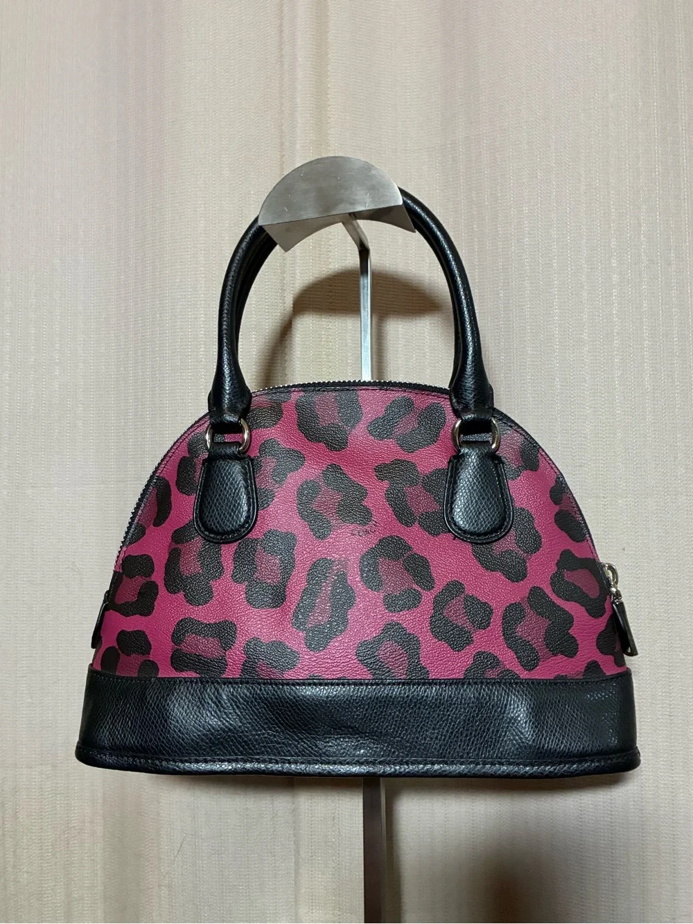Coach Ocelot Mini Cora  Dome Satchel